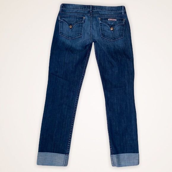 HUDSON Rolled Cuff Cropped Ankle Skinny Jeans - Picture 5 of 10